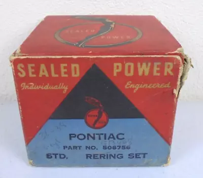 Vintage Sealed Power Piston Ring Set Pontiac V8 (1939) • $40