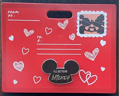 Disney Mickey Mouse   I'll Be Your Mickey  Hat Ears Valentine’s Day Pin 2019 • $9.95