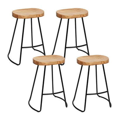 $519.99 • Buy Artiss Vintage Tractor Bar Stools Retro Bar Stool Industrial Chairs 65cm Set X4
