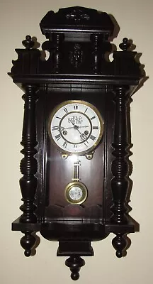 Antique HAC/Vienna Regulator Wall Clock 8-Day Time/Strike • $300