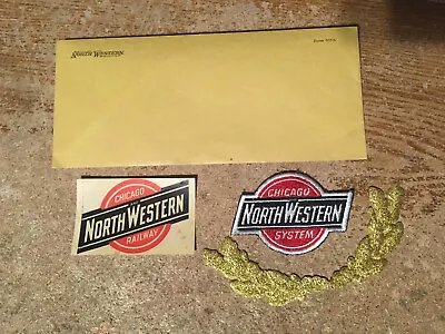Vintage Chicago Northwestern Railroad Patch Envelope / Wrongway052 • $19.99