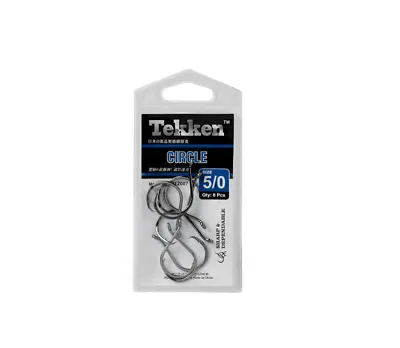 $6.95 • Buy Tekken Circle Hooks - Size 5/0