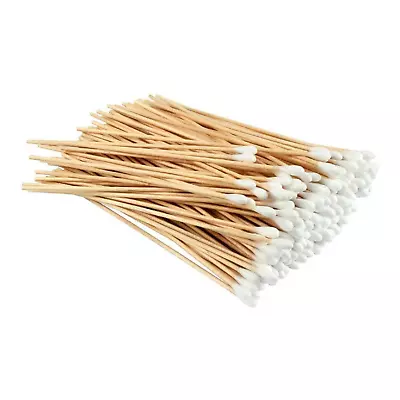 Extra Long Cotton Medical Swab 6  Wooden Handle Makeup Applicator Bud Swabs UK • £19.99