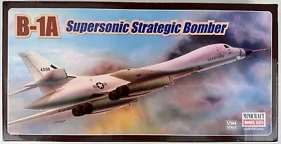 Rockwell B-1A Supersonic Strategic Bomber 1:144 Minicraft 11606 Skill 2 Open Box • $16.97