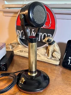 1940's TURNER 99 Dynamic Microphone Works Great W/cable & Western Electric Base • $195