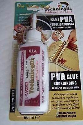 £5.99 • Buy Clear Pva Adhesive Glue For Paper Cardboard Books Water Resistant 80ML