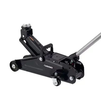 Husky Hydraulic Trolley Car Jack 2-Ton Steel Rust Resistant 4000 Lb. Capacity • $51