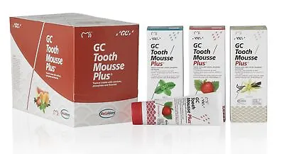 GC Tooth Mousse PLUS :: Mint Strawberry Vanilla RECALDENT® With Fluoride 406 • $39.90