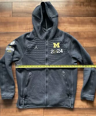 Jordan Michigan Wolverines Football 2022/23 CFP Team Issued Medium PLAYER Worn! • $329.99