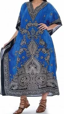 £23.20 • Buy Women's African Caftan Kaftan Dress Beach Wear Maternity Hippie Casual Plus Size