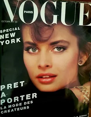 Vintage Paris Vogue October 1982 Nastassia Kinski New York Special Pret A Porter • $75