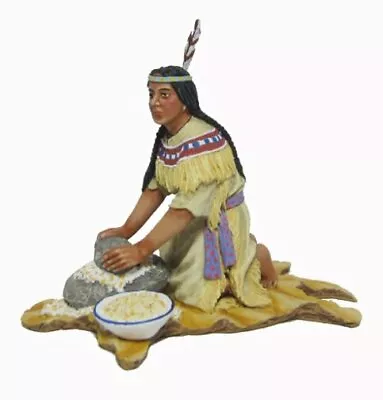 Indian Woman Mashing Corn With Stone IDA6015 Team Miniatures Metal Miniatures • $45