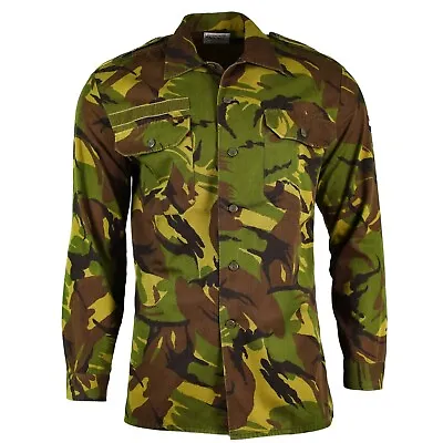 Original Dutch Army Shirt M65 Military Issue Woodland DPM Combat Jacket Holland • $26.44