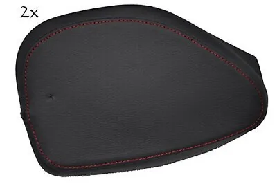 FITS MAZDA RX7 FD3S Red Stitch 2X LEATHER KNEE PADS COVERS 92-98 • $135.41