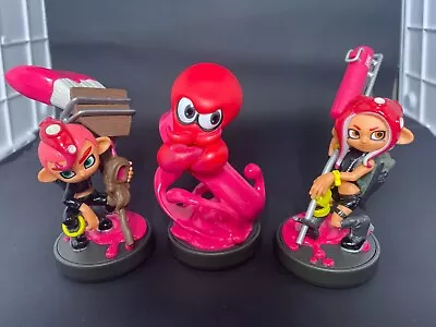 Pink Octoling Boy - Octopus - Girl - Amiibo - Splatoon - Nintendo - Free Post • $155