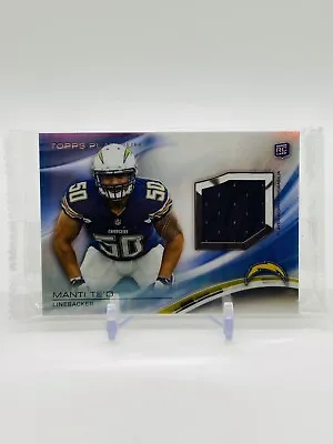 2013 Topps Going Platinum Player Worn Jersey #PRR-MT Manti  Te’0 Chargers RC • $2.49
