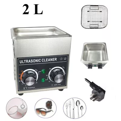 Stainless Ultrasonic Cleaning Machine Jewelry Watch Glasses Ultrasound Cleaner • $216.69