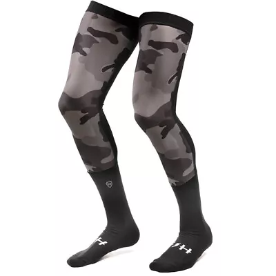 NEW Fasthouse Elrod Legacy Black/Camo Motocross Dirt Bike Knee Brace Socks • $30