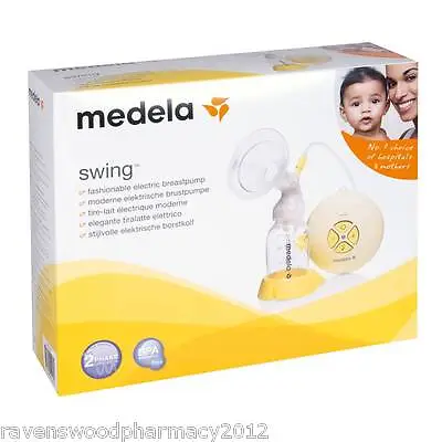 NEW Medela Swing Electric Breast Pump With Calma Bottle + Receipt For Warranty • $123.30