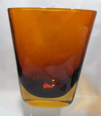 Flavio Poli Topaz-colored Huge Summerso Vase For S.V.C.C. C1964 MCM Design • $850