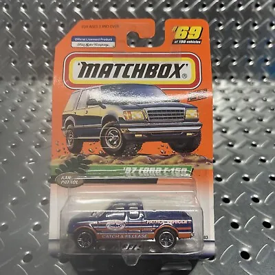 Matchbox #69 Of 100 '97 Ford F-150Truck-Ranger Patrol State Park Fish Farm • $9