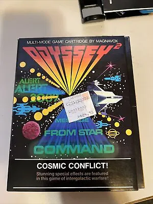 Cosmic Conflict! (Magnavox Odyssey 2 1978) Complete - Vintage - US Seller • $15.99