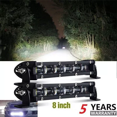 8inch 60W LED Work Light Bar Flood Spot Beam Offroad 4WD SUV Driving Fog Lamp 7  • $24.98