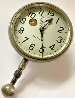 Vintage Waltham Car Auto Interior Dash 8 Days Clock • $15