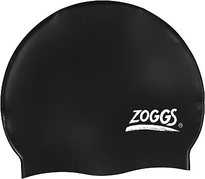 Zoggs Adult Swimming Caps Comfortable Adult Swimming Hat Non-Slip Lining Adult S • £11.80