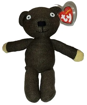 Ty Beanie Baby - MR BEAN'S TEDDY BEAR (UK Exclusive) NEW MINT With MINT TAGS • $16.90