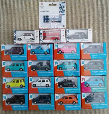 Corgi Destination London 2012 Olympics - Selection Of 1:64 Die Cast Taxi Cabs • £9.99