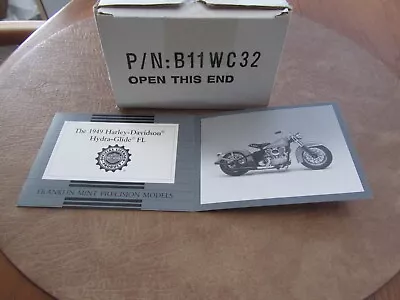 Franklin Mint B11WC32 1949 Harley Davidson Hydra Glide NEW With BOX / COA / 1/24 • $24.99