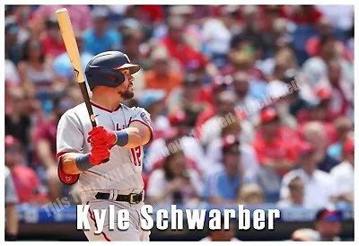 WASHINGTON NATIONALS KYLE SCHWARBER 19”x13” COMMEMORATIVE POSTER • $12.95