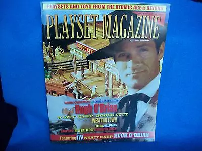 Playset Magazine #66 Hugh O'brien/Wyatt Earp Marx Western Town Playsets • $12