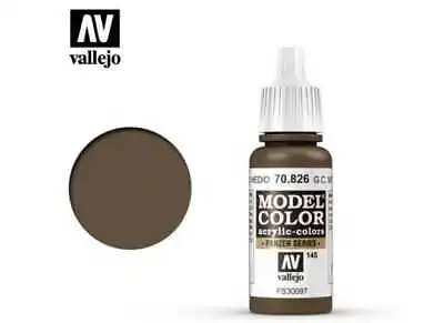 Vallejo 17ml 826 145 Model Color - German Cam Medium Brown 826 • £2.48