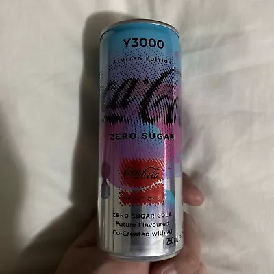 Y3000 Coca Cola ZERO SUGAR LIMITED EDITION 250ml Full Can AI CO-CREATED New Coke • $36.66