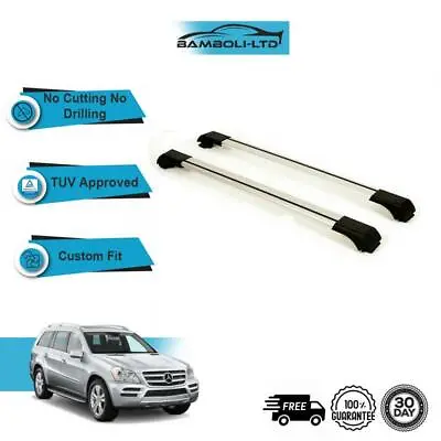 Fits For MERCEDES GL CLASS X164 2012-UP Roof Rack Cross Bars  Rails Alu GREY SET • $113.90