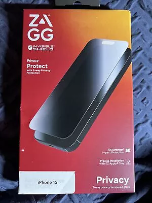 ZAGG Invisible Shield Screen Protector XTR3 For IPhone 15 (6.1 ) New Sealed …BB • $18.95