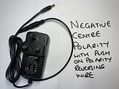 Replacement 18V 1.5A Negative Polarity AC Adaptor For Gator G-Bus-8 Power Supply • £12.99