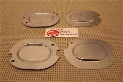 $19.31 • Buy Chevy GM A-body Trunk Floor Pan Notched Drain Plug Plates Set Of 4 New
