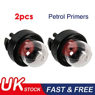 £4.90 • Buy 2x Petrol Primer Strimmer Fuel Bulb Pump For Stihl McCulloch Flymo Husqvarna UK