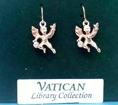 Vatican Library Collection Cherub Earrings With Original $18.00 Price Tag • $12.99