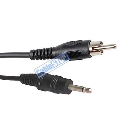 £2.35 • Buy Mono Jack To RCA Coax Audio Cable 3.5mm Aux To Phono 1.2m