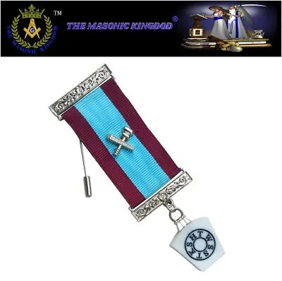 Mark Masters Masons Members Breast Jewel MM Regalia The Masonic Kingdom New • £12.89