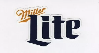 Miller LIite Beer Vinyl Decal Window Laptop Hard Hat Up To 14  Free Tracking • $2.99