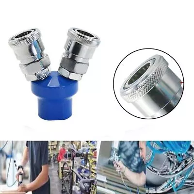 Tool Manifold Air Compressor Multi Hose Coupler Quick Connect Fitting Coupling • $16.93