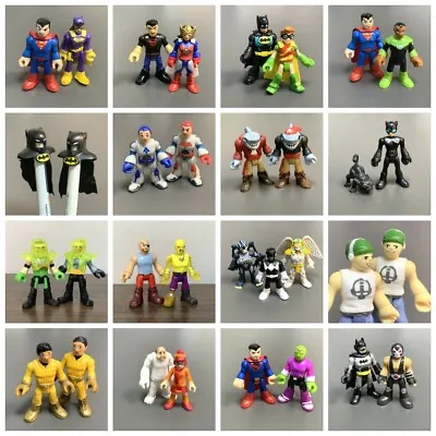 Fisher Price Imaginext DC Super Friends Batman Green Lantern Jokers Figures • £5.69