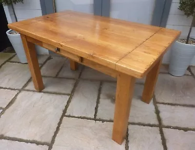 Antix Solid French Oak Rustic Farmhouse Dining Kitchen Table • £245