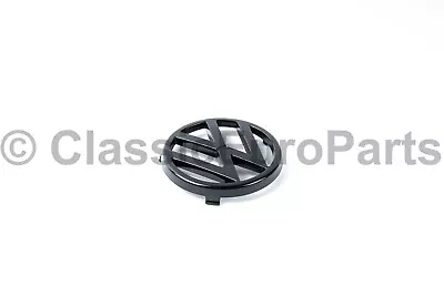 Black Front Grill Badge Emblem For VW Jetta MK2 And Polo 86C Original • $49