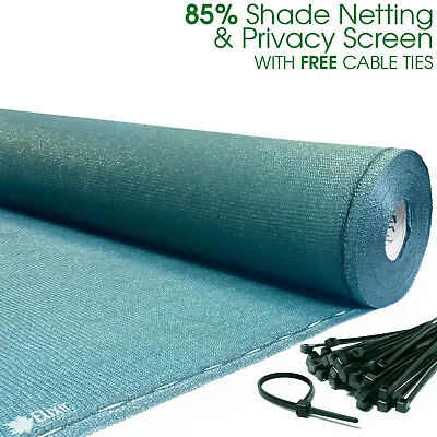 Sun Shade Net 80%/85% | UV Protection Wind-Break & Patio/Pergola Privacy Screen • £8.99